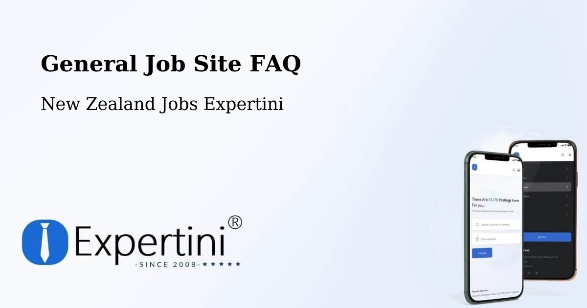 General Job Site FAQ - New Zealand Jobs Expertini